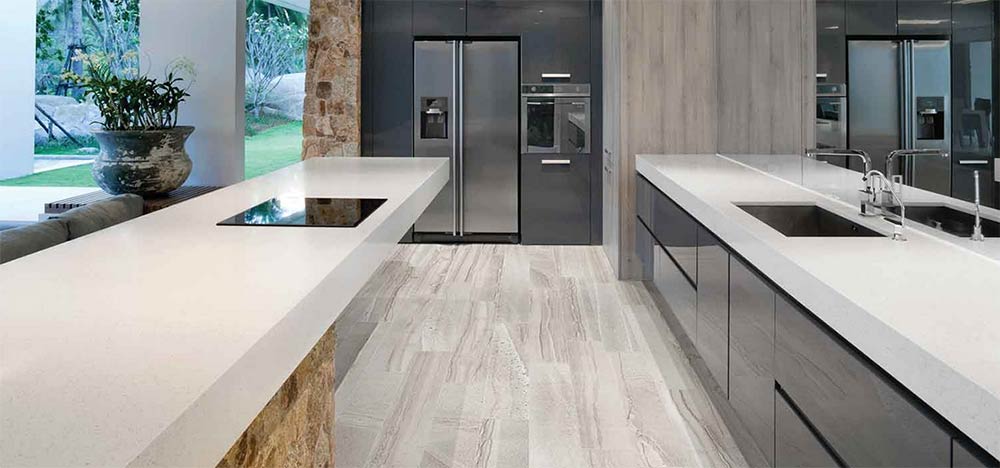 Porcelain Tile in Kitchen