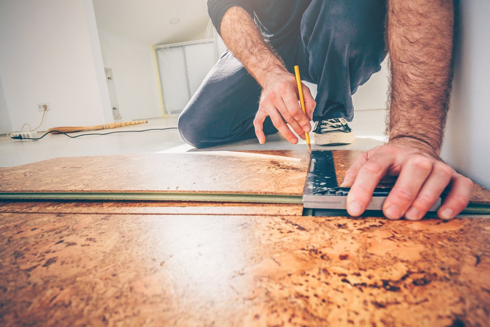 Cork Flooring Installation, How To Lay Cork Floor Tiles