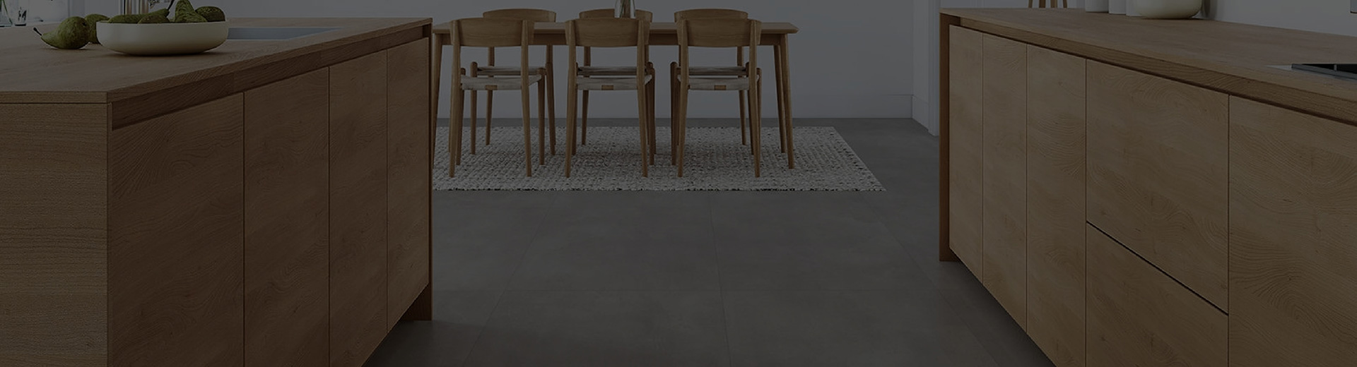 Glue down tile flooring bannr
