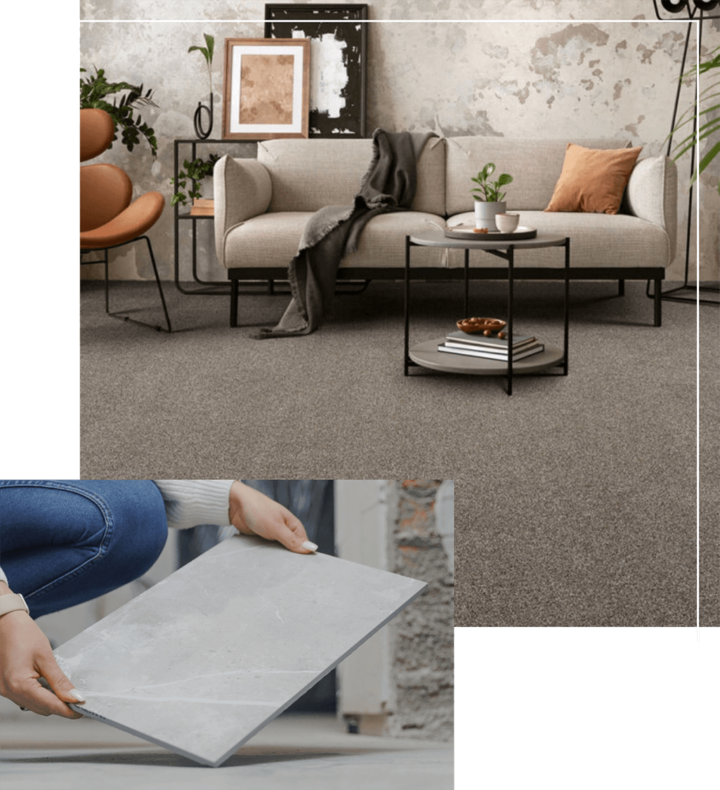 Carpet tile layinh