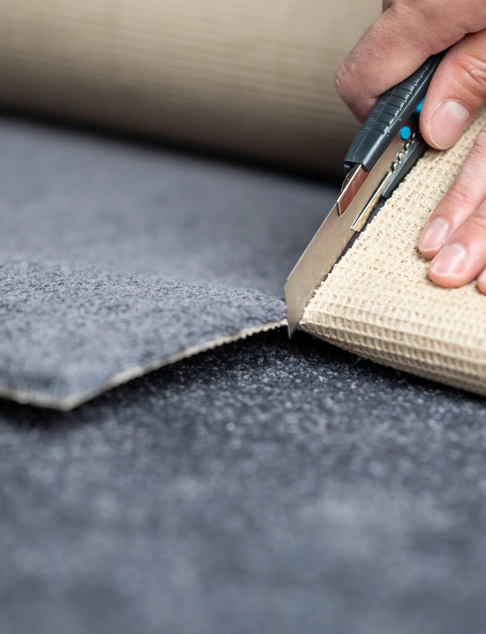 Cutting carpet