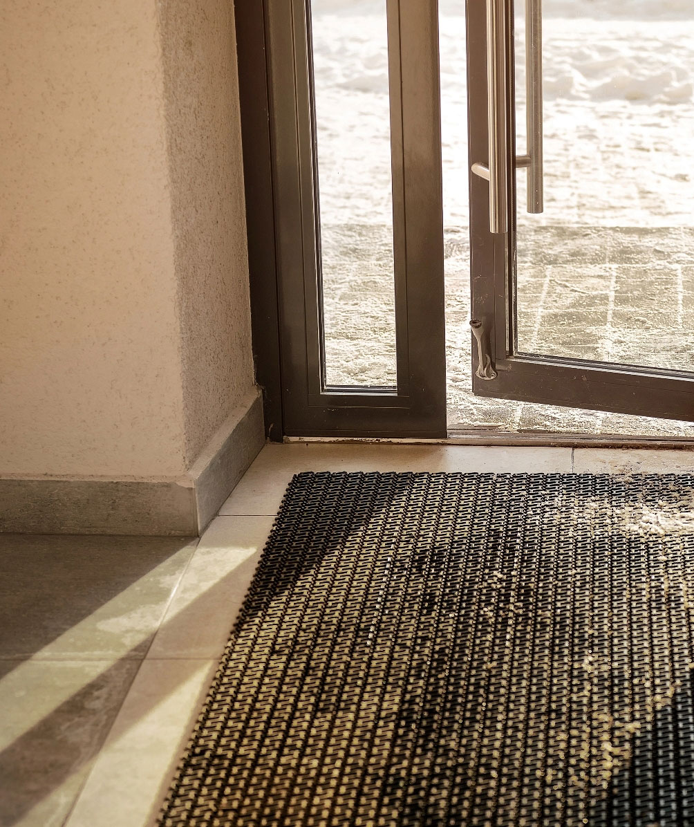 Door mat on enterance