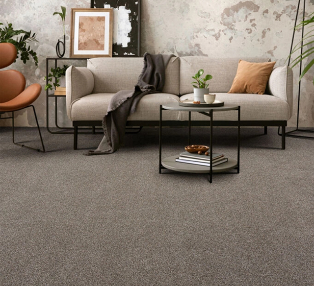 Floor carpet and sofa
