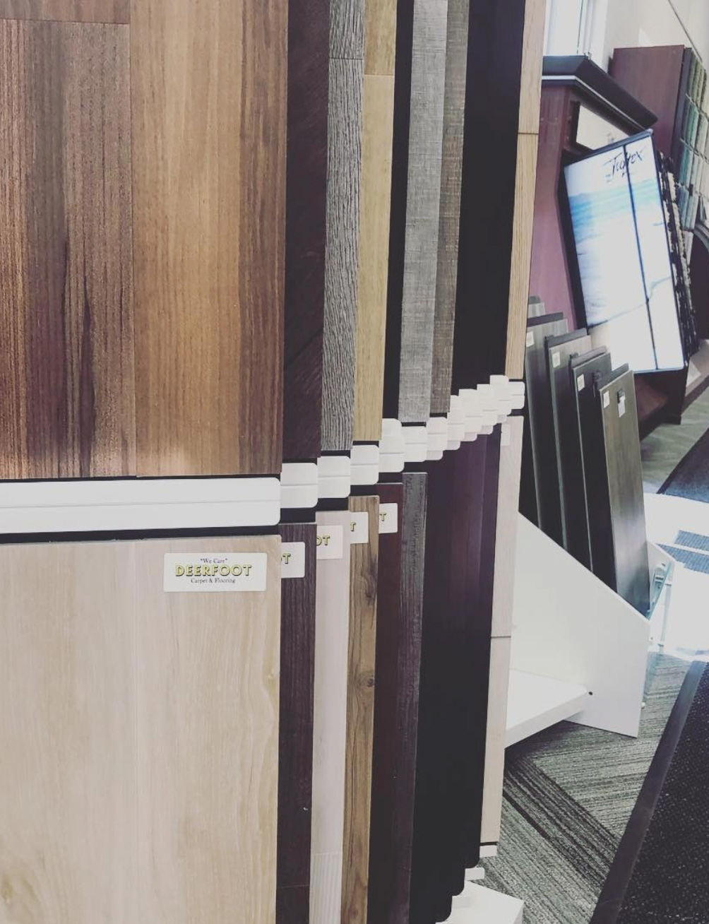 Laminate floorig tiles
