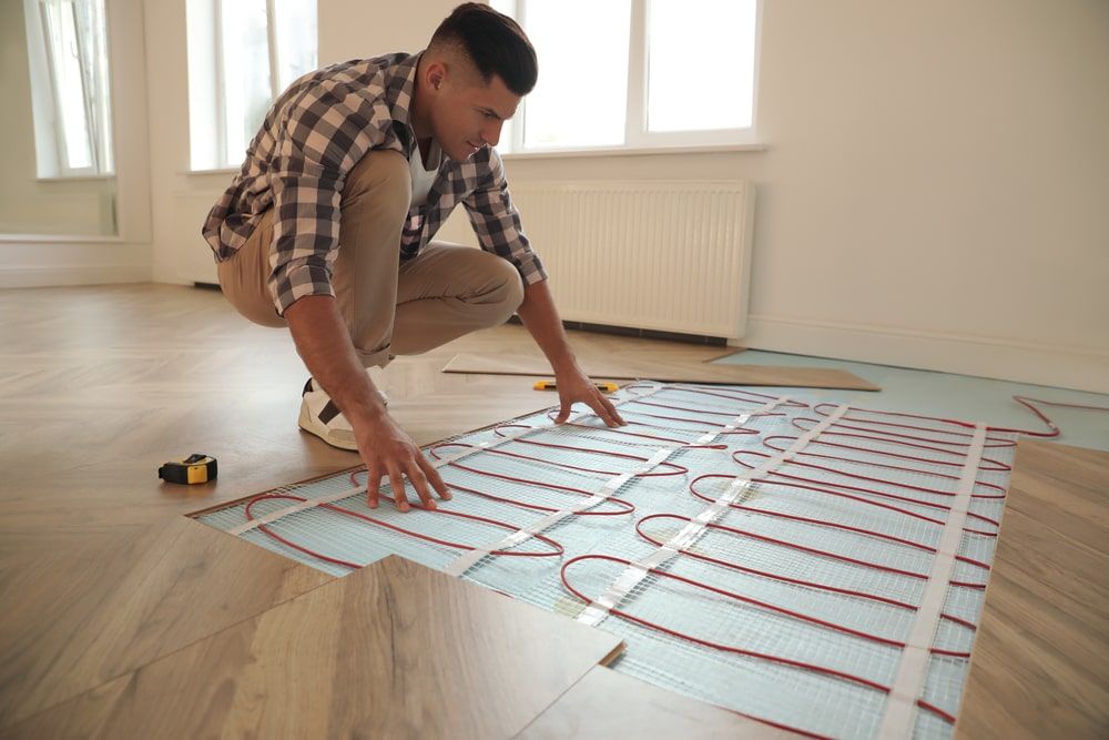 Flooring types can help retain heat during calgarys frigid winters