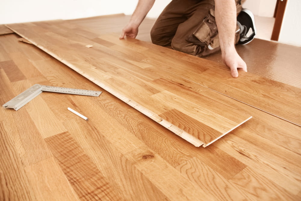 Installing engineered hardwood flooring