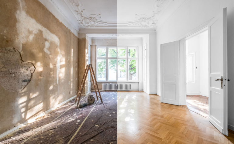 Long distance flooring renovations