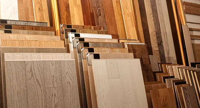 Hardwood flooring deerfoot